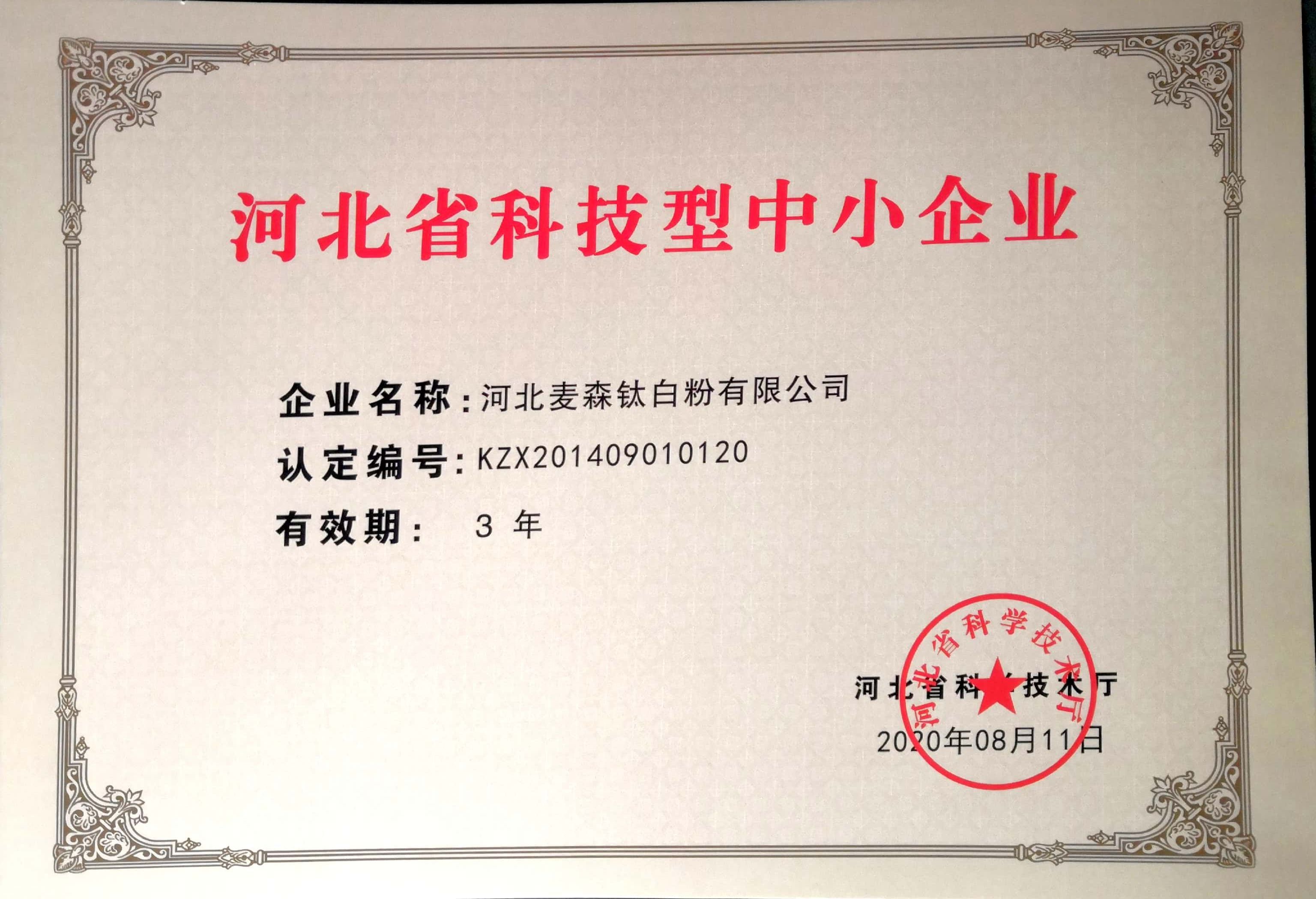 科技型中小企业